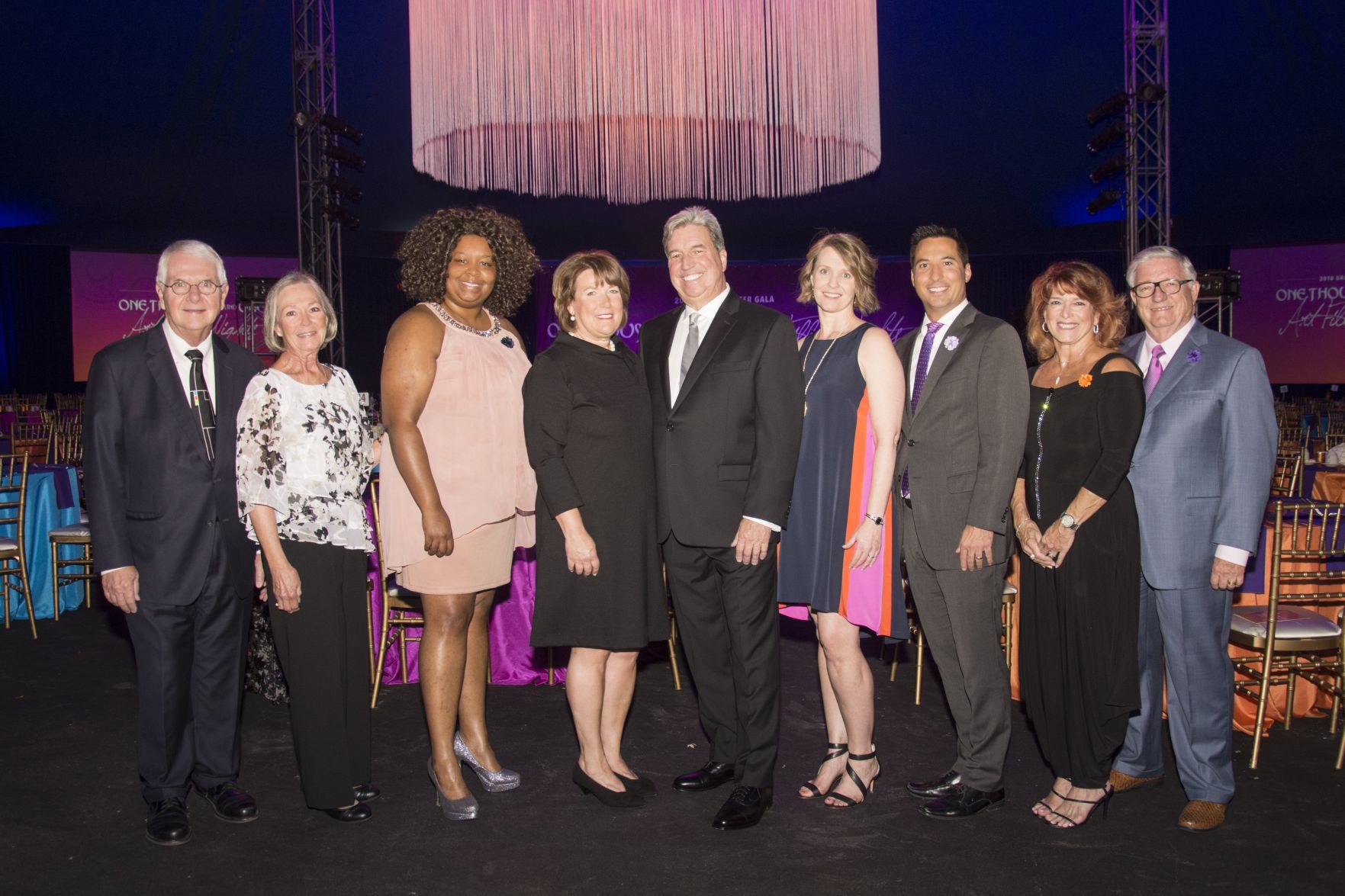 Tom and Carol Voss, Antionette Carroll, Phoebe and Steve Smith, Karin Hargaman, Jason Hall, Kathie and Richard Winter
